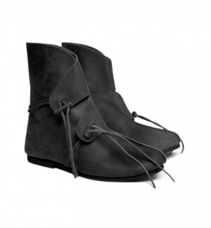Wikingerstiefel "Joar" Schwarz 49