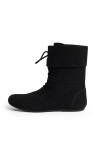 074 Mittelalter-Stiefel "Aurin" mit Stulpe - Schwarz