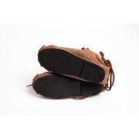 002 Childrens suede shoes - brown