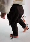 Pantaloni da ragazzo con allacciatura a zampa "Jecklein" Marrone XXXS
