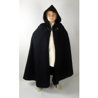 16008 Childrens cape with buckle Brown