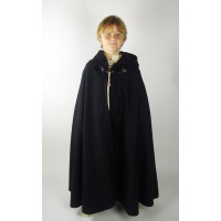 16008 Childrens cape with buckle Brown