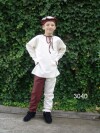 Baumwoll-Kinderhose Schwarz XXXS