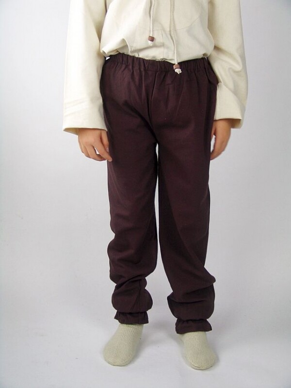 Baumwoll-Kinderhose Braun XXXS
