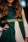 Les filles shabillent en "Piccola Donna" Vert / Ècru XS