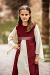 Mädchenkleid "Piccola Donna" Rot/Natur XS