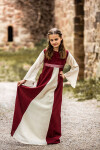 Mädchenkleid "Piccola Donna" Rot/Natur XXS