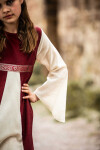 Mädchenkleid "Piccola Donna" Rot/Natur XXS