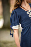 4042 Summer dress - Blue/Natural XXS