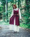 Schmaler Ledergürtel aus robustem Leder Braun 190 cm