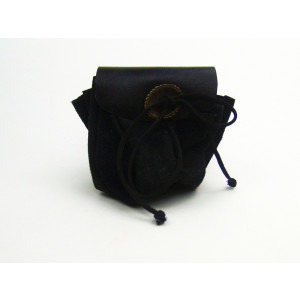 Leather pouch "Renate" Black
