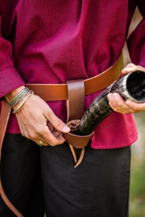 HH Hornhalter aus Leder
