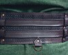 Robuster Wikinger-Gürtel "Anike" Dunkelbraun 120 cm