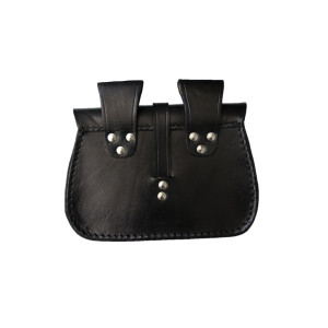 3017 Leather belt pouch black