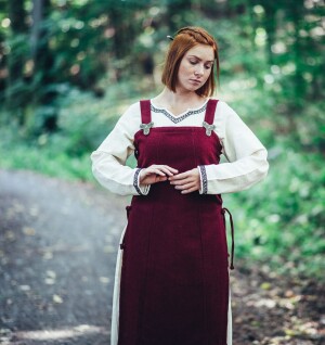 Viking overdress wool "Aila" Red S/M