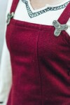 Viking overdress wool "Aila" Red S/M