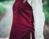 Viking overdress wool "Aila" Red S/M