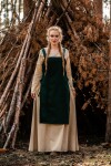 Sobrevestido vikingo de lana "Aila" Verde XXL/XXXL