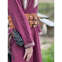 Robe viking "Brigida" - Rouge XS