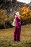 Wikingerkleid "Brigida"- Rot XS