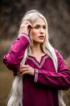 Wikingerkleid "Brigida"- Rot XS
