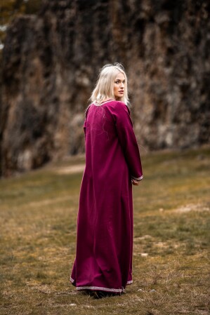Robe viking "Brigida" - Rouge M