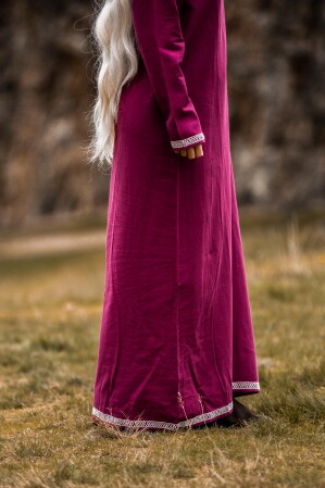 Vestido vikingo "Brígida" - Rojo L