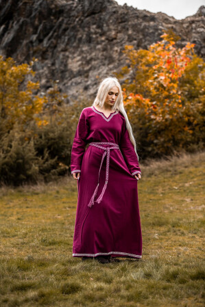 Viking dress "Brigida"- Red XL