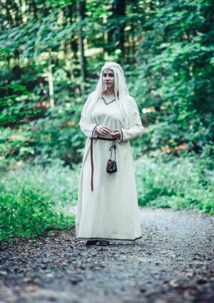 Robe viking "Brigida" - Ècru S