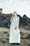 Robe viking "Brigida" - Ècru S