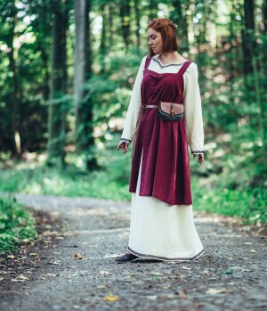 Viking overdress "Inca" Red L/XL