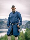 Tunica lunga vichinga "Lennart" - Blu scuro S