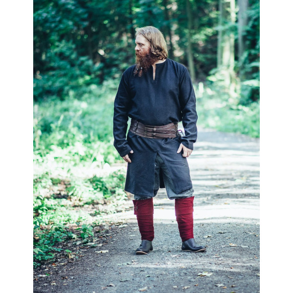 Viking long tunic "Lennart"- Black XXXL
