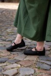 Zapatos medievales de señora "Rieke" Negro 41