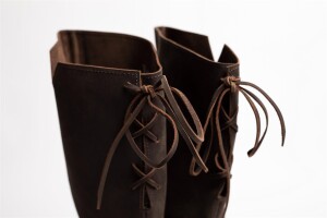 Wikingerstiefel "Ole" aus Nubukleder Braun 36