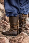 Wikingerstiefel "Ole" aus Nubukleder Braun 43