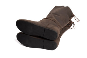 Wikingerstiefel "Ole" aus Nubukleder Braun 48