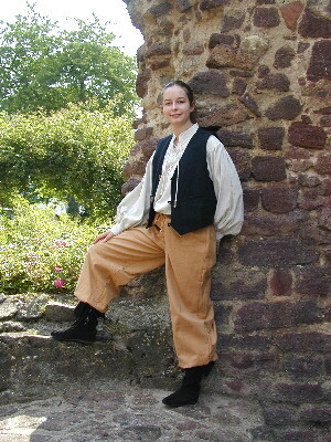Mittelalter-Bundhose "Gerold" Honigbraun S