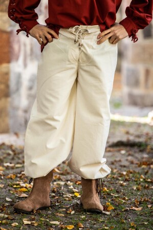 Mittelalter-Bundhose "Gerold" Natur L