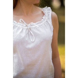 Sleeveless summer blouse "Adele" White