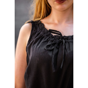 Sleeveless summer blouse "Adele" Black