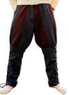Wikingerhose mit Beinschnürung "Magnus" Schwarz/Rot XXL