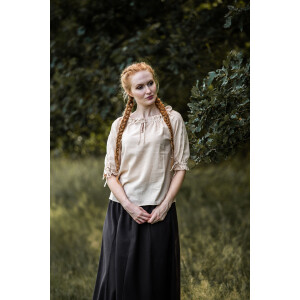 Medieval short sleeve blouse "Sandra" Hemp