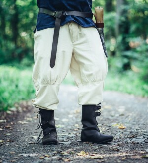 Wikingerhose mit Beinschnürung "Magnus" Natur S