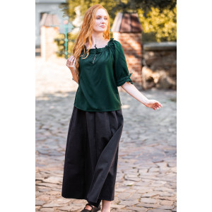 Medieval short sleeve blouse "Vera" Green