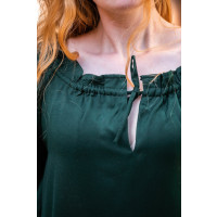 Medieval short sleeve blouse "Vera" Green