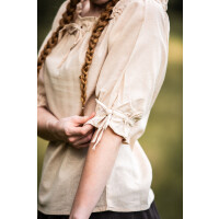 Medieval short sleeve blouse "Vera" Hemp