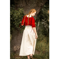 Medieval short sleeve blouse "Vera" Red