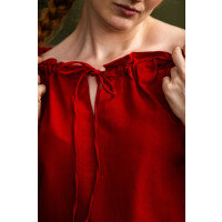 Medieval short sleeve blouse "Vera" Red
