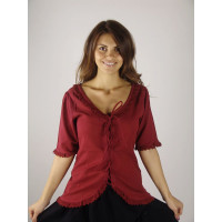 Short sleeve blouse "Gabriela" Red